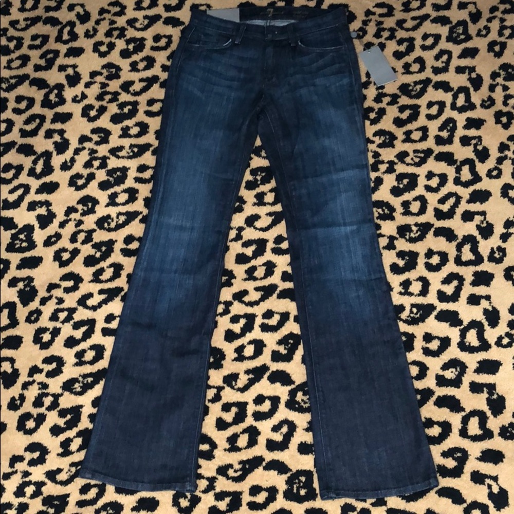 7 for all mankind midrise bootcut jeans